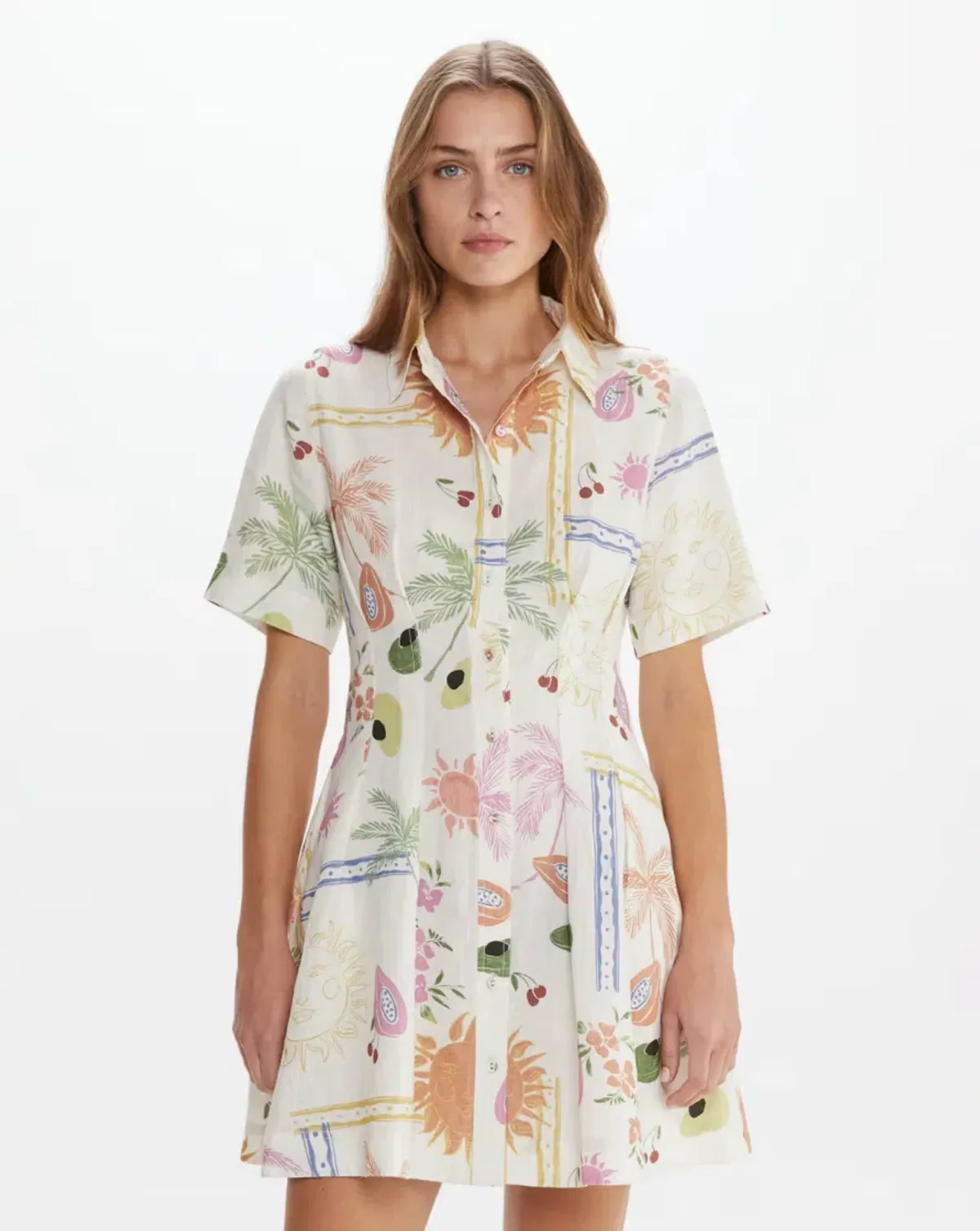 JAG Winona Flaneuse Corset Dress Print Size 6 - Image 2