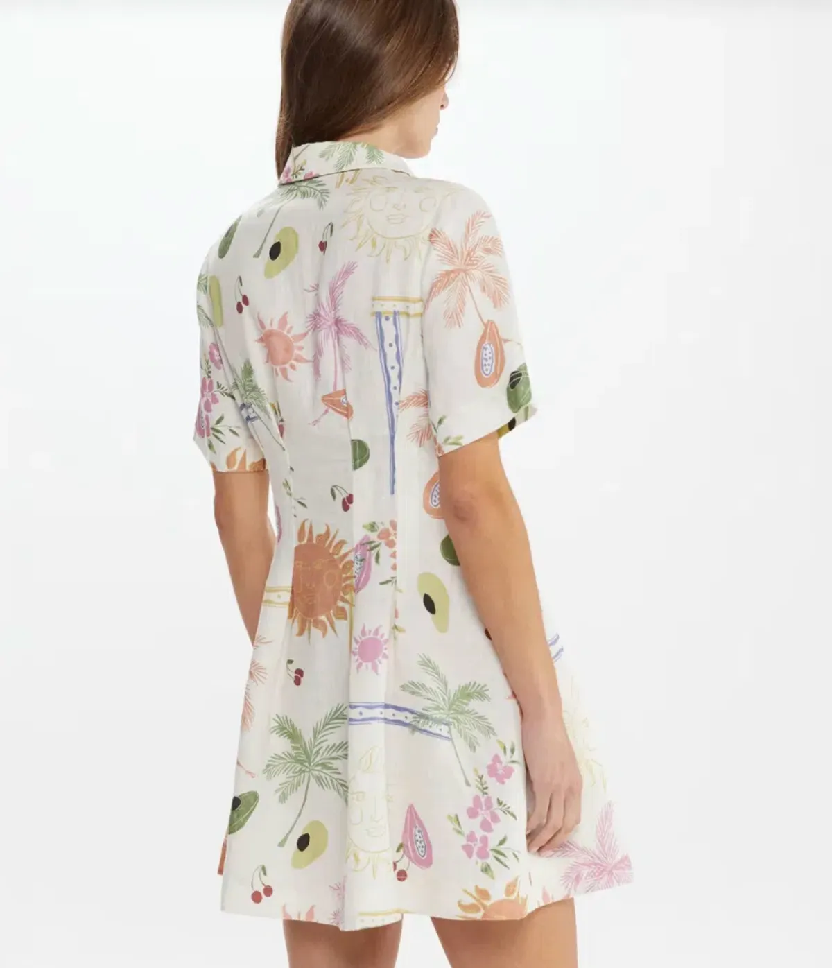 JAG Winona Flaneuse Corset Dress Print Size 6 - Image 4