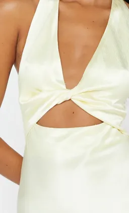 Bec + Bridge Sabia Twist Maxi Dress Ice Yellow Size 14 for rent on The Volte - image 2
