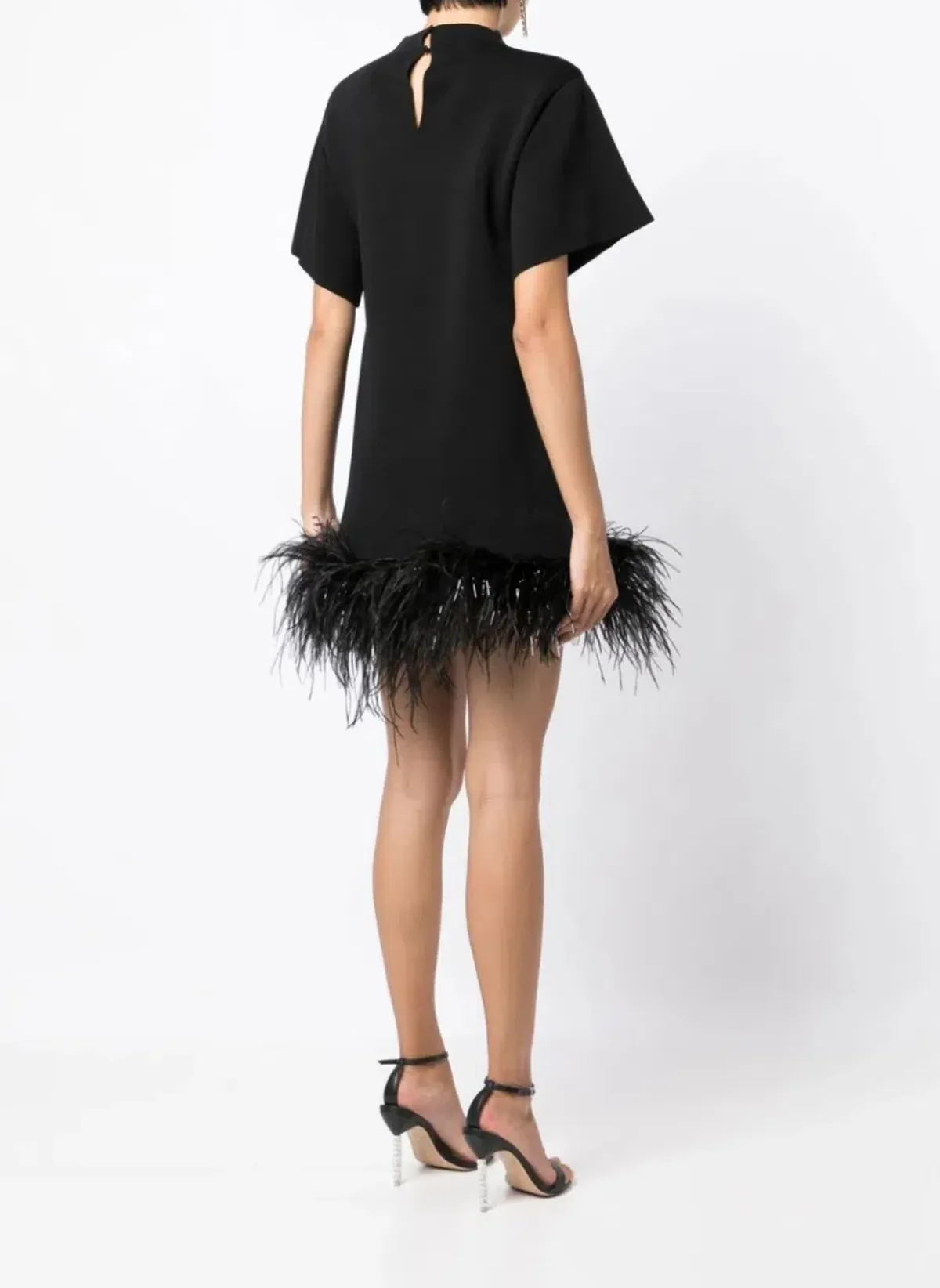 Rachel Gilbert Rita Mini Dress in Black Size XS/AU6 - Image 3
