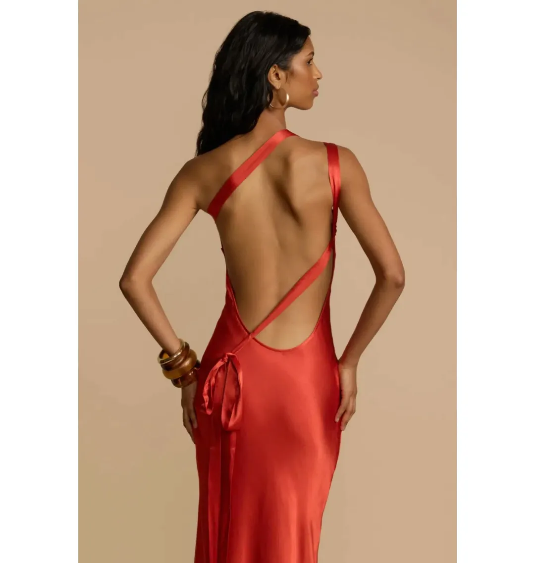 Arcina Ori Monique Dress in Rust Size Small / AU 8 for rent on The Volte - main image