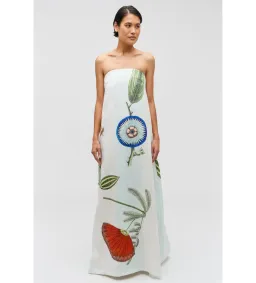 Oroton Grand Floral Gown in Print Size AU 8 for rent on The Volte - image 1