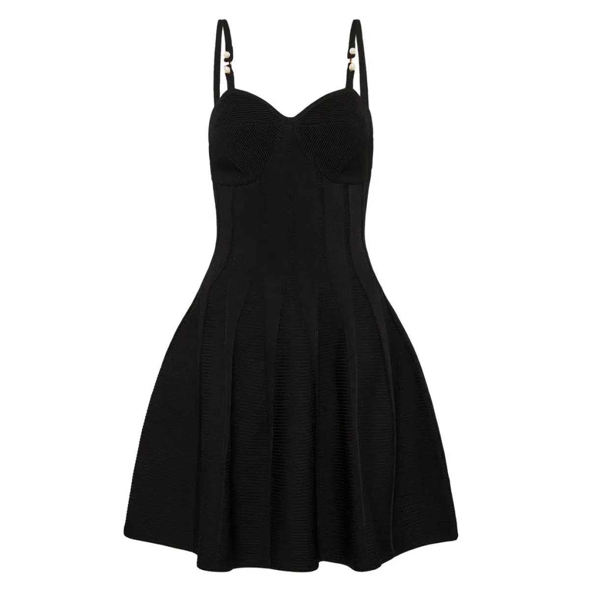 AJE Phaedra Ottoman Bustier Dress Black Size XS / AU 6 - Image 5