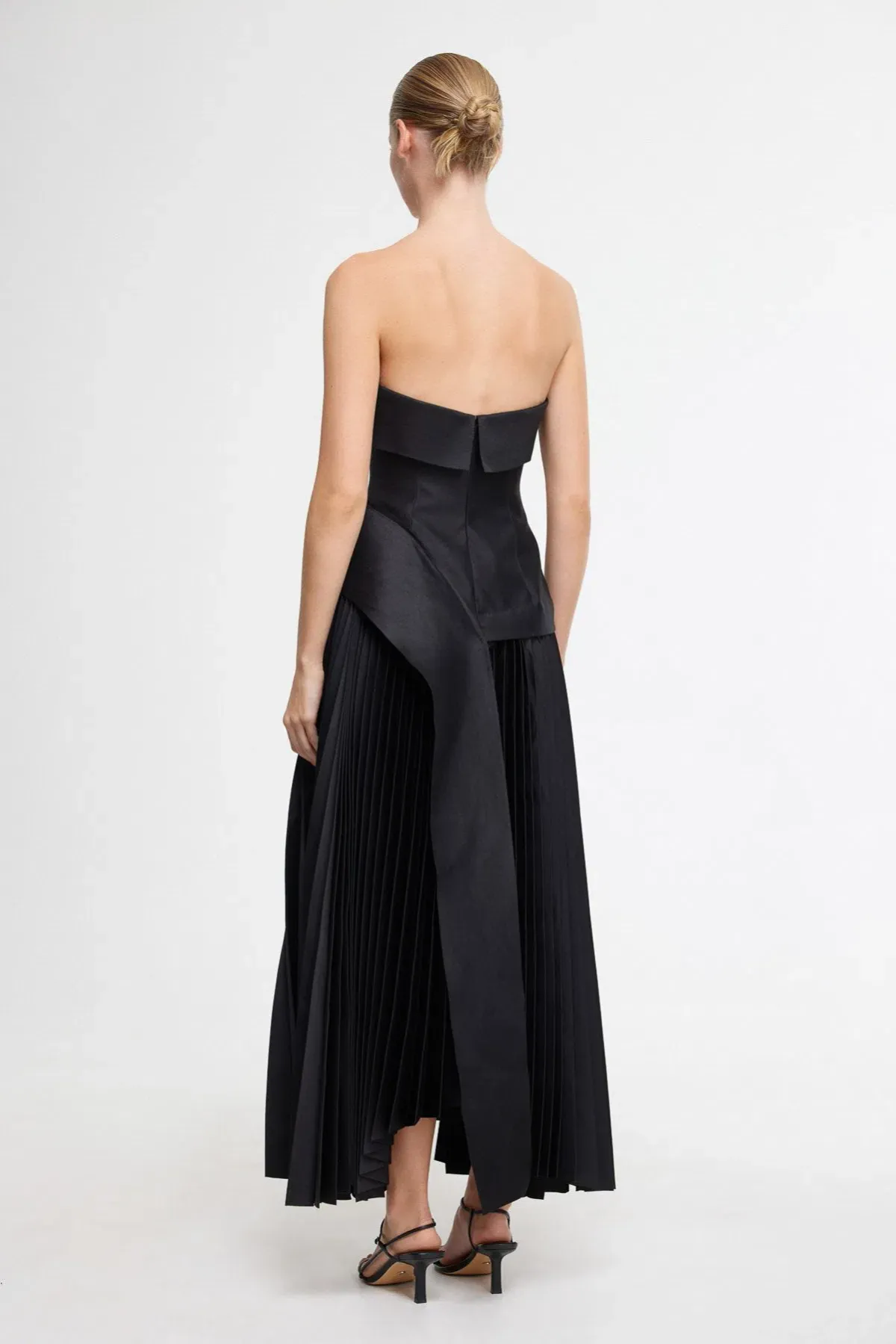 Acler Hammil Midi Dress Black Size 12 - Image 3