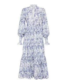 Palm Noosa Royal Flush Dress In Jungle Blue Size 10 for rent on The Volte - image 4