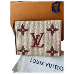 Louis Vuitton Pouch 26 Raffia Monogram for rent on The Volte - image 1