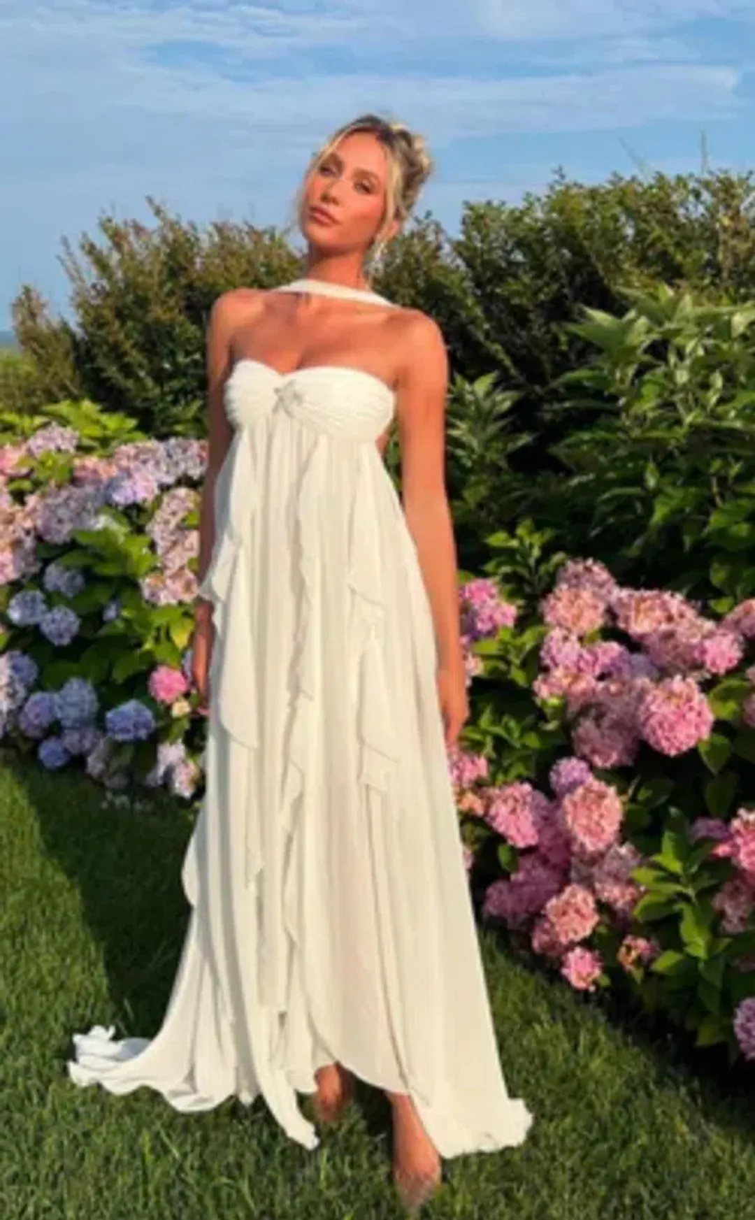 Nana Jacqueline Mariah Dress in White Size M / AU 10 for rent on The Volte - main image