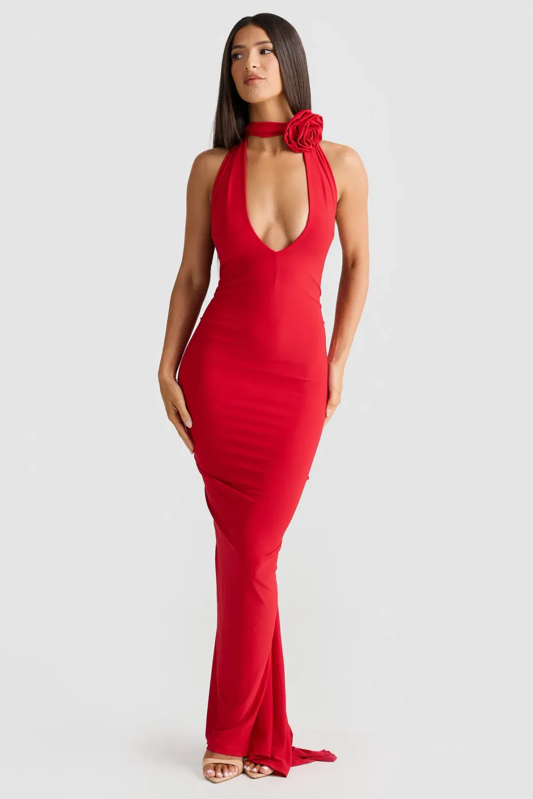 Melani the Label Arabella Dress Red Size XS / AU 6 for rent on The Volte - main image