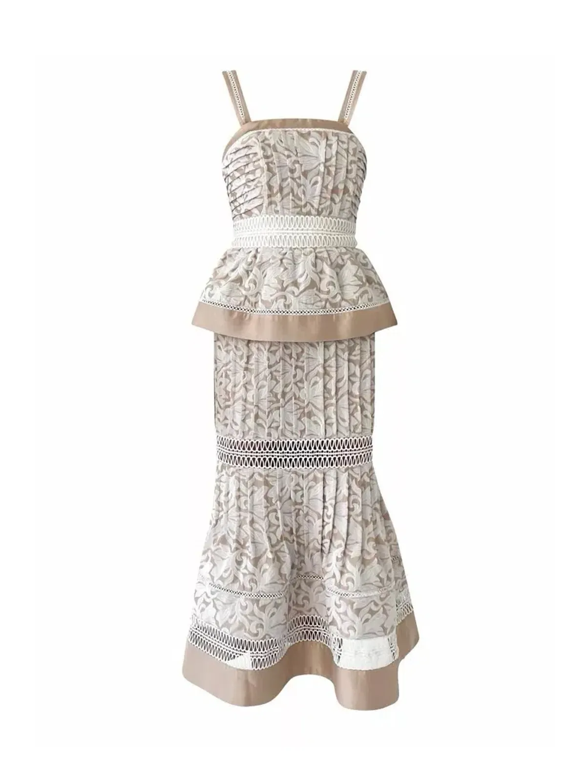 Aje Miramare Midi Dress Oriental Lace Embroidered wedding event Size AU 10 / us 6 - Image 1