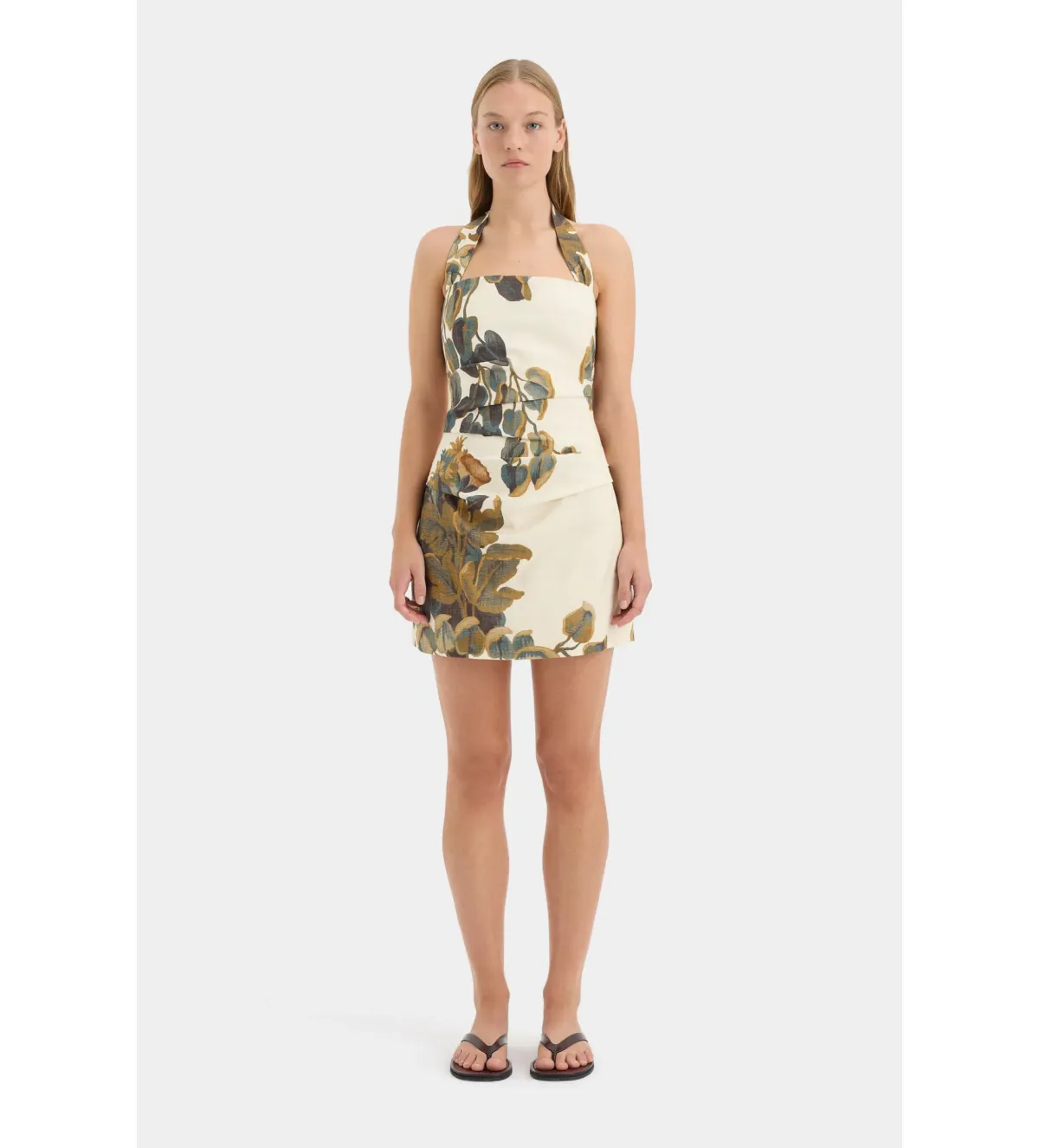 Sir the Label Evalita Twist Mini Dress in Pine Valley Size AU 10 - Image 1