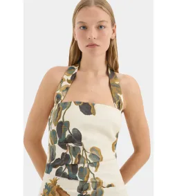 Sir the Label Evalita Twist Mini Dress in Pine Valley Size AU 10 for rent on The Volte - image 2