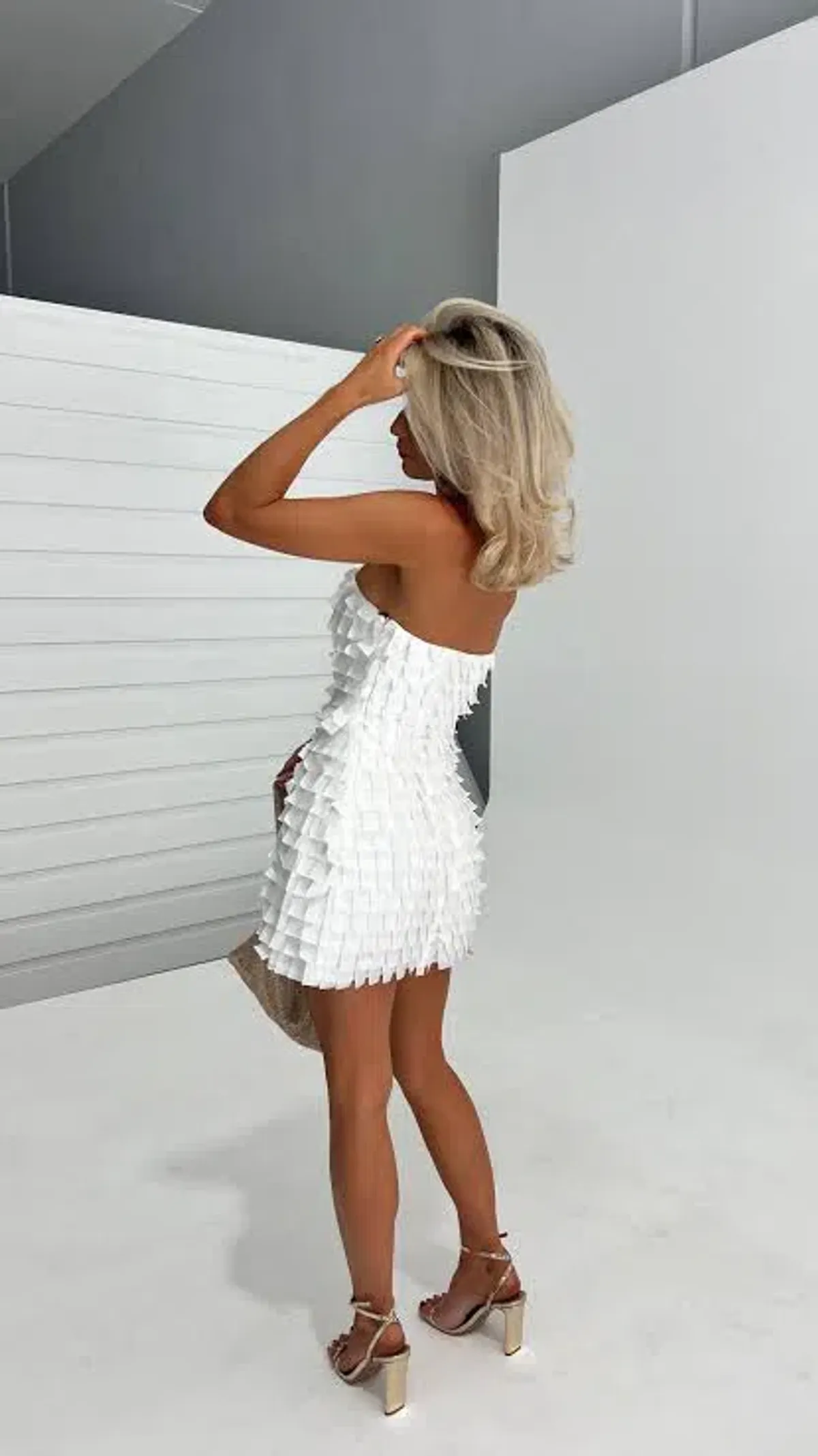 Elliatt Hailey Strapless Mini Party Dress In White Size XS / AU 6 - Image 2