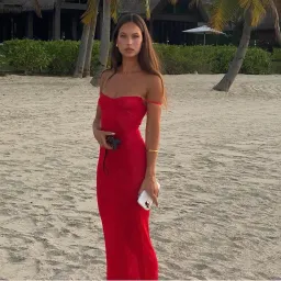 Asta Resort Delilah Maxi Dress Rossa Size 8 for rent on The Volte - image 2