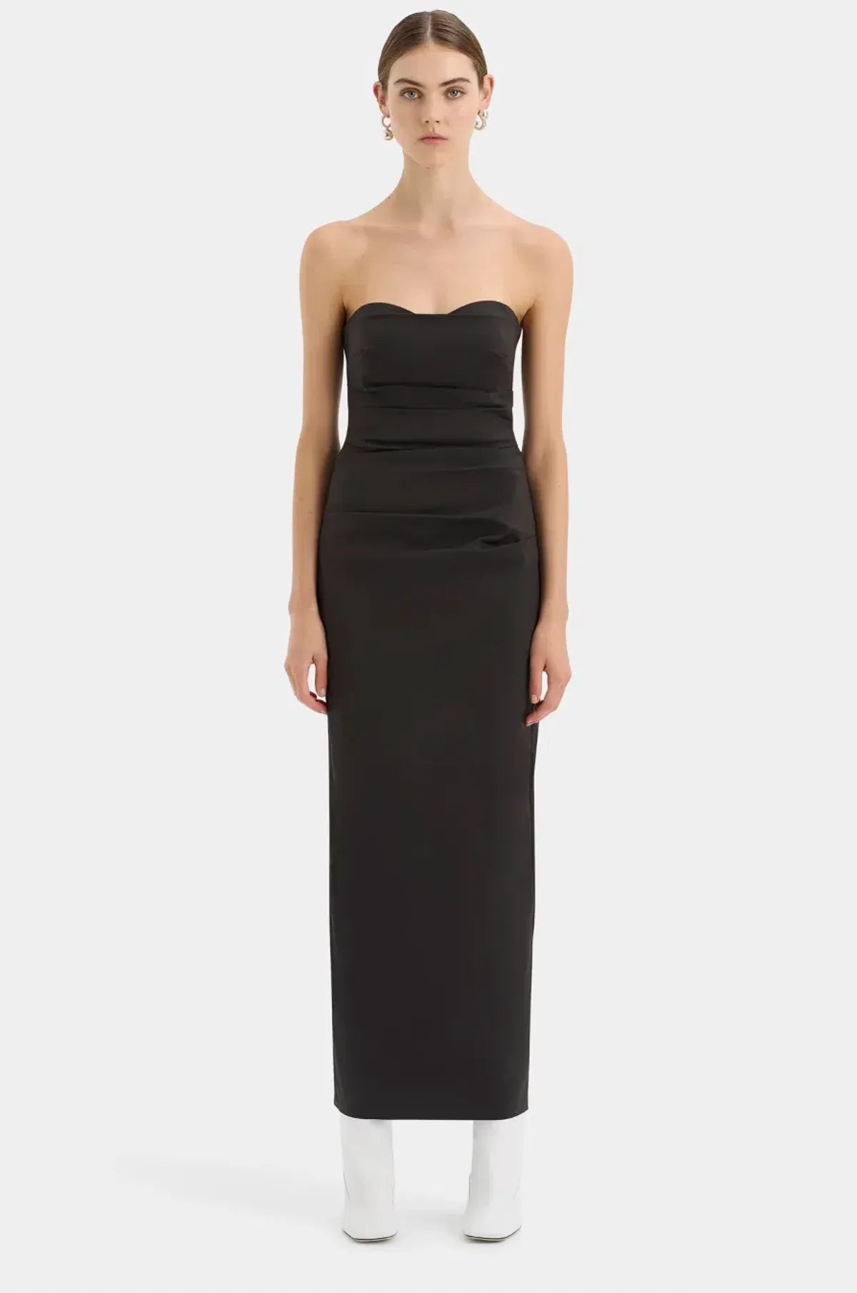 Sir The Label Alba Strapless Maxi Dress Gown in Black Size 0 / AU 6 / XS - Image 2