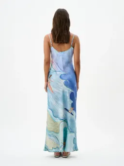 Roame Wessex Slip Dress in Apres Surf Size 12 for rent on The Volte - image 3