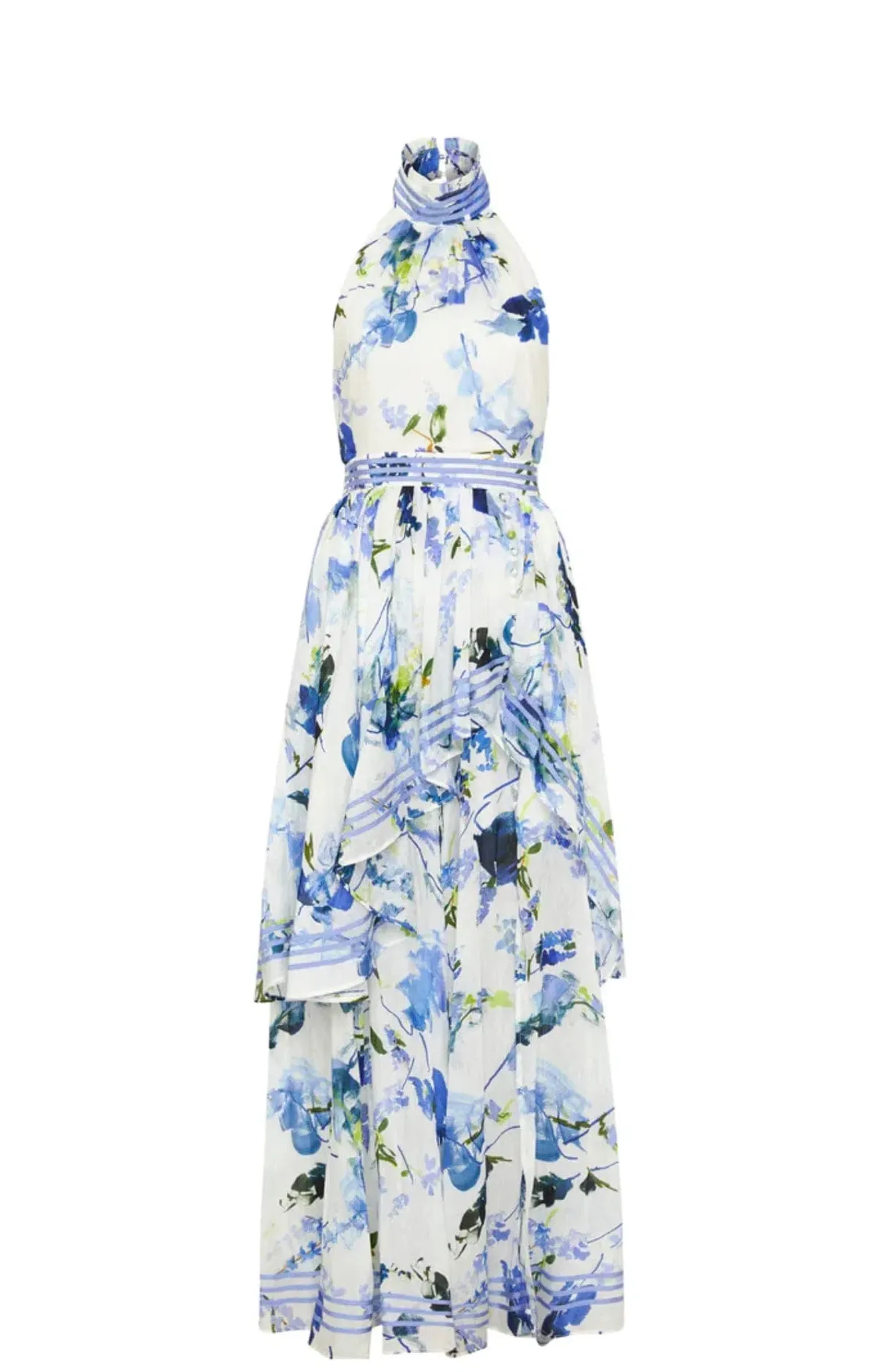 Aje Sienna Maxi Dress Lavenders of Provence Size 10 - Image 3