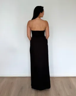 Bianca and Bridgett Carol Midi Dress Black Size 6 for rent on The Volte - image 3