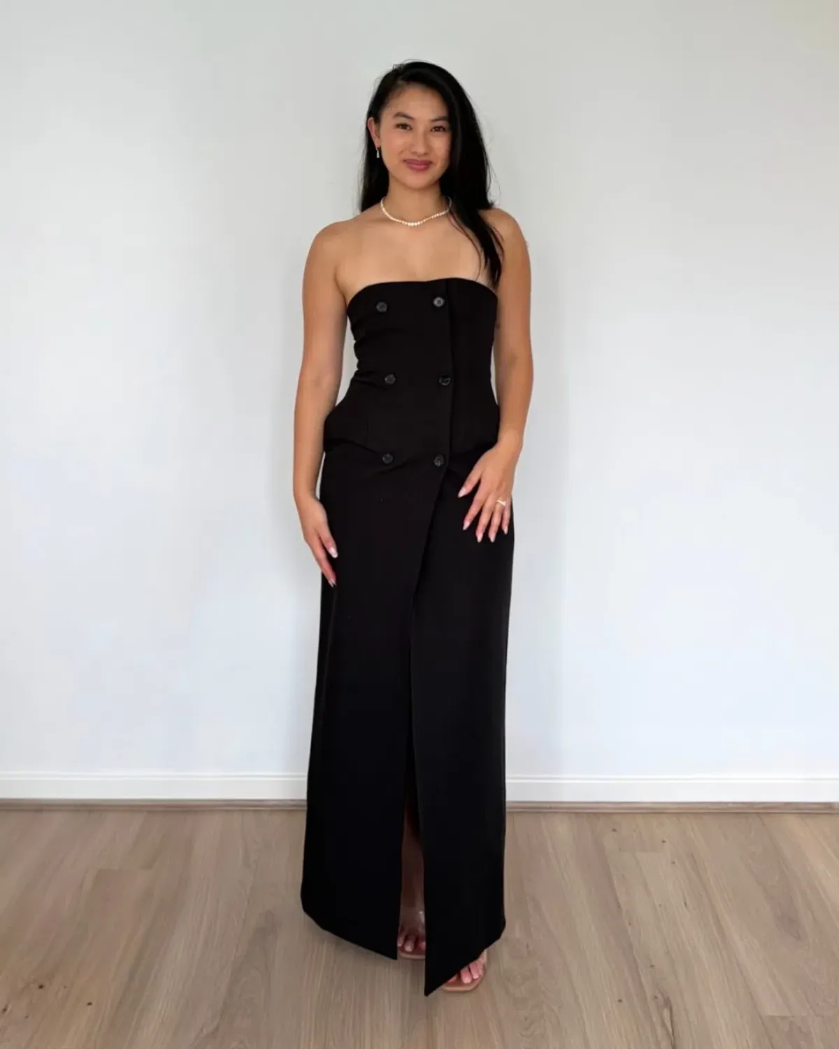 Bianca and Bridgett Carol Midi Dress Black Size 6 - Image 2