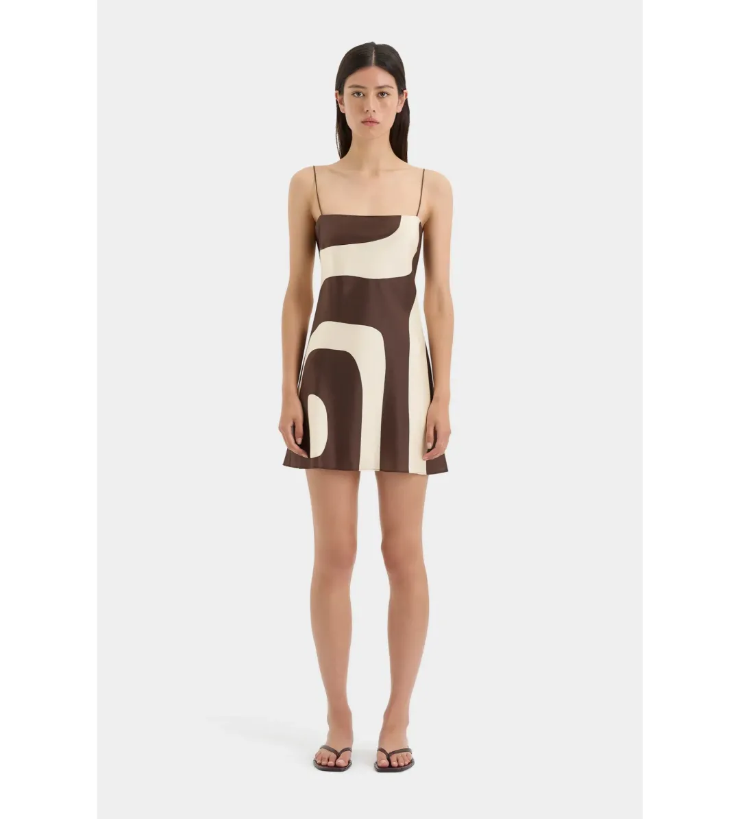Sir the Label Freddie Slip Dress in Poster Print Size 2 / AU 10 for rent on The Volte - main image