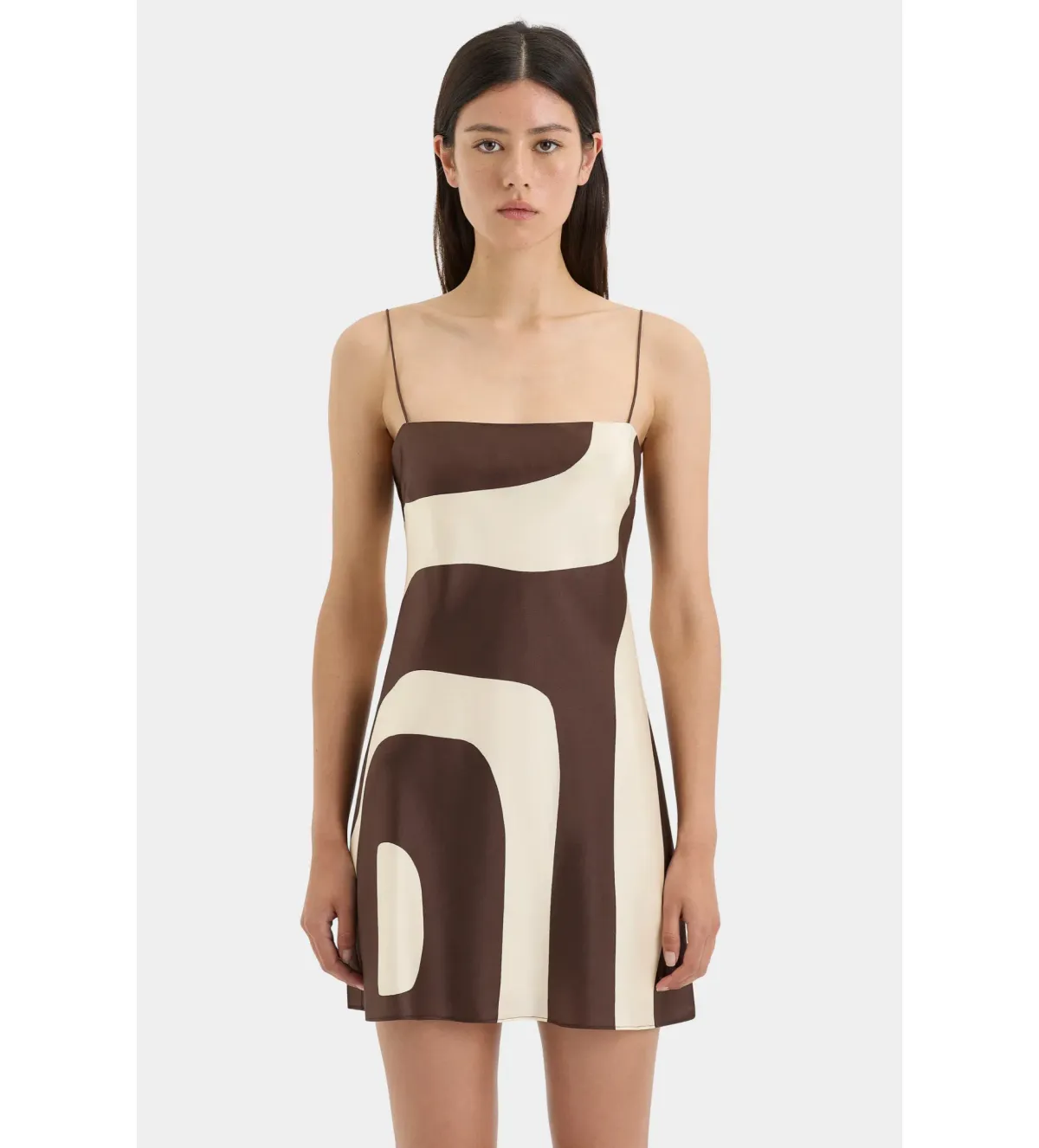 Sir the Label Freddie Slip Dress in Poster Print Size 2 / AU 10 - Image 3