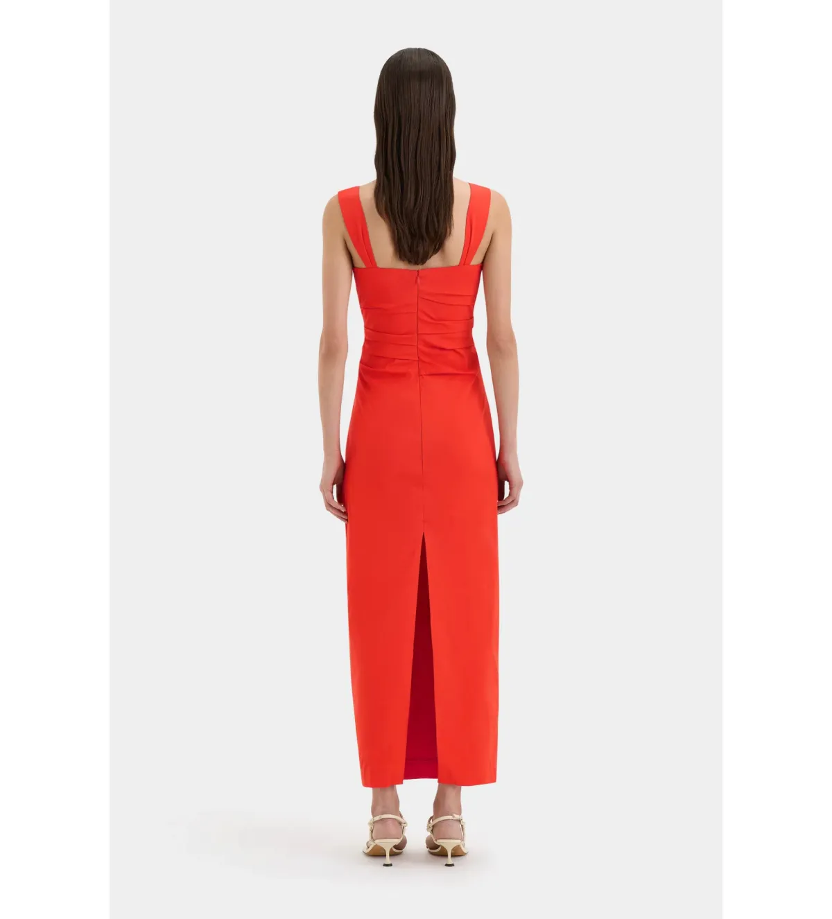 Sir The Label Dahlia Balconette Gown in Tangerine Size 0 / AU 6 - Image 3