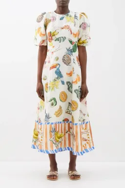 Alemais Theo Midi Dress Multi Size 12 AU for rent on The Volte - image 15