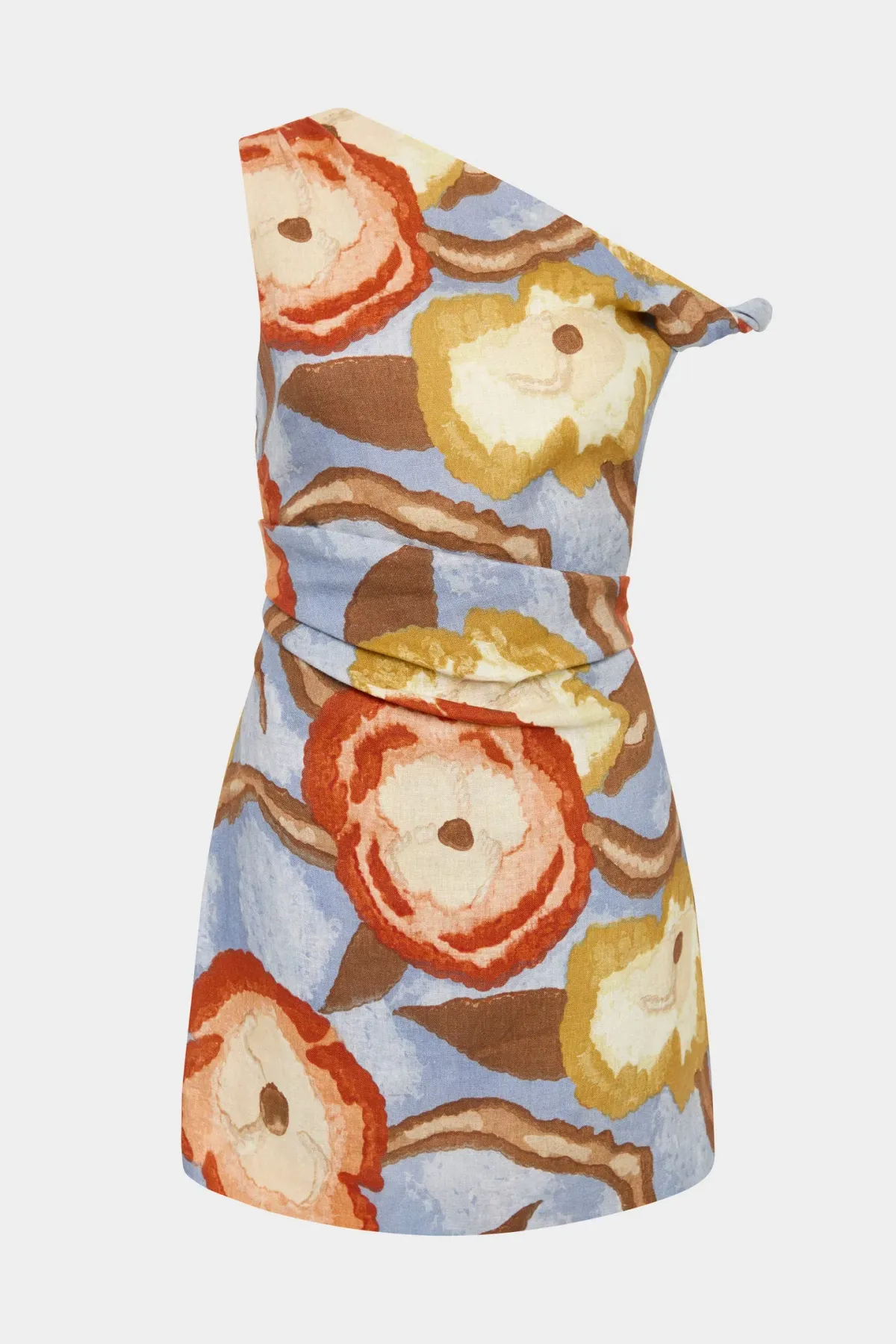 Sir The Label Avery Twist Mini Dress Camellia Floral Print Size 8 - Image 5