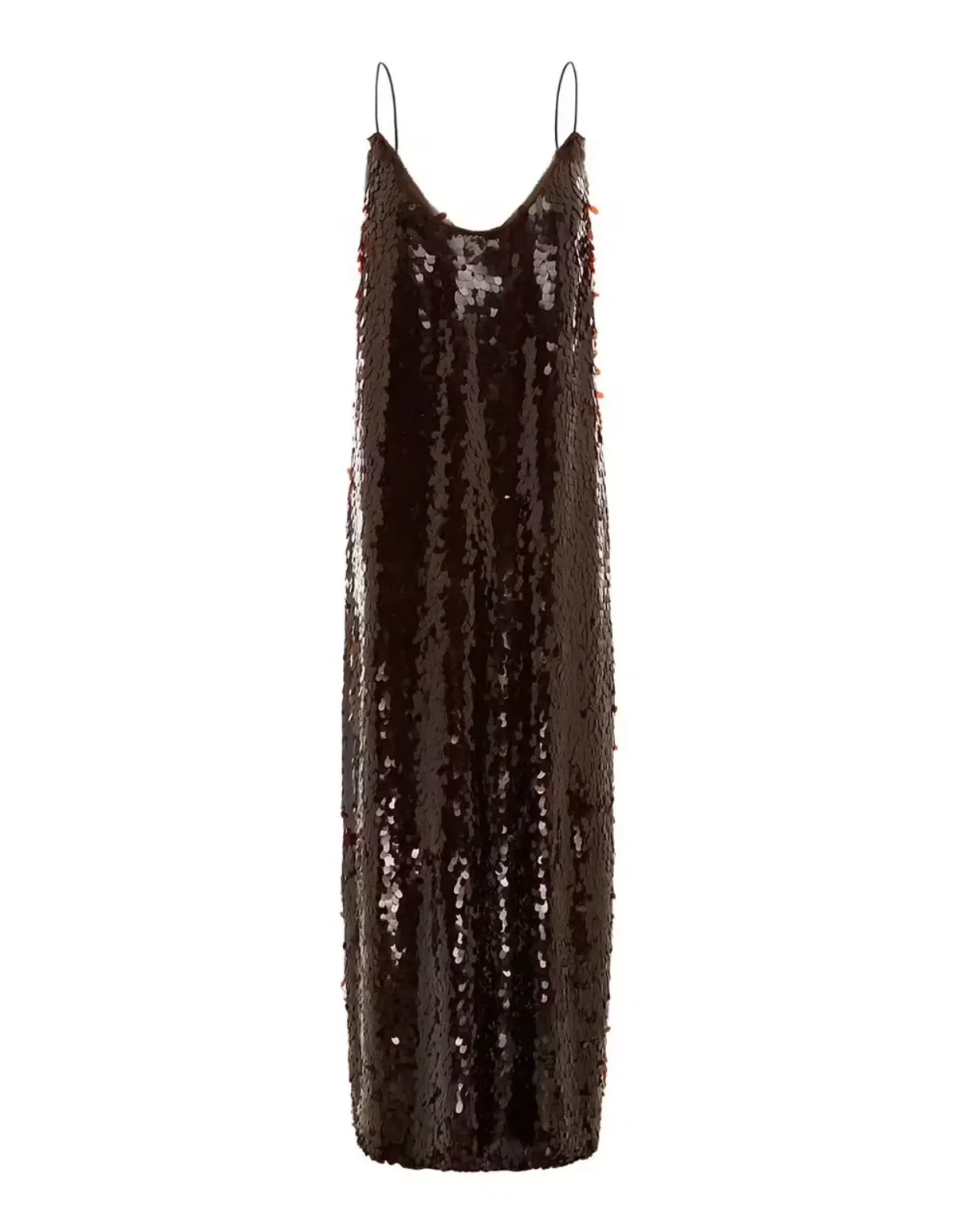 Alemais Geanie Sequin Gown Chocolate Brown Size 8 AU - Image 13