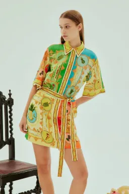 Alemais La Musica Mini Dress Multi Size 12 for rent on The Volte - image 2