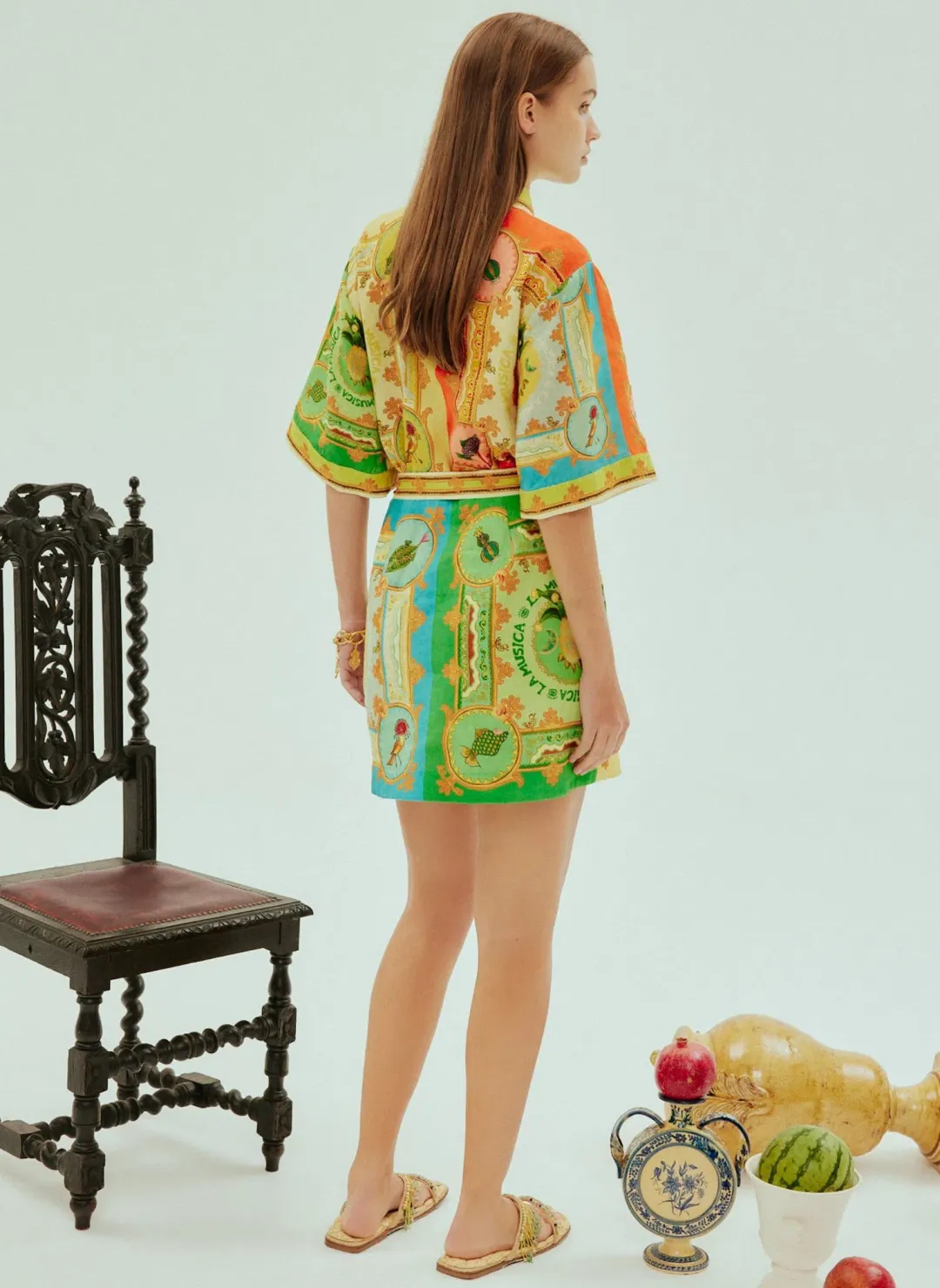 Alemais La Musica Mini Dress Multi Size 12 for rent on The Volte - main image