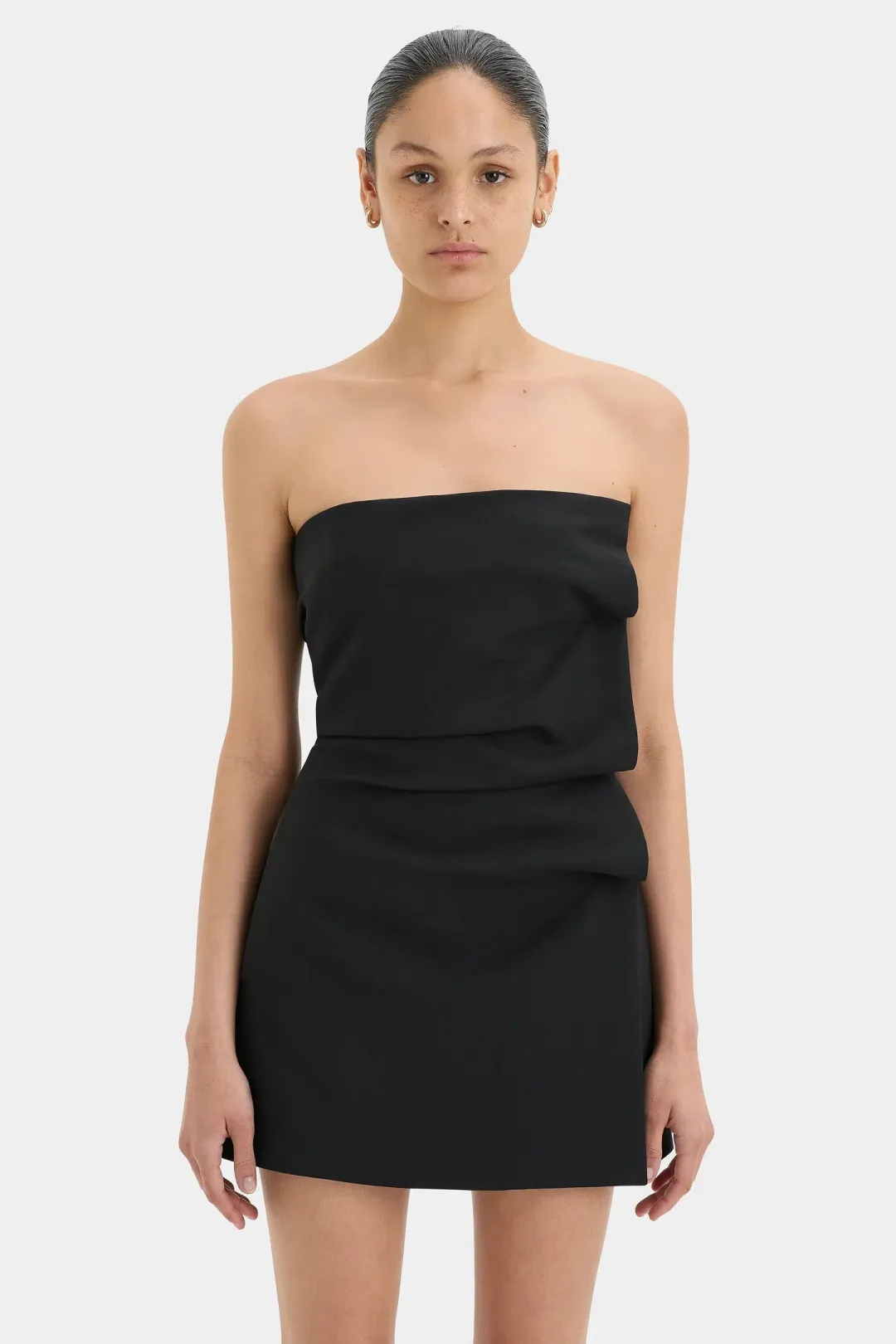 Sir the Label Leonardo Mini Dress Black Size 2 / AU 10 for rent on The Volte - main image