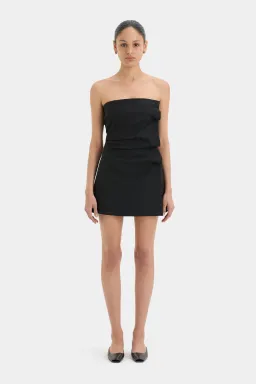 Sir the Label Leonardo Mini Dress Black Size 2 / AU 10 for rent on The Volte - image 1
