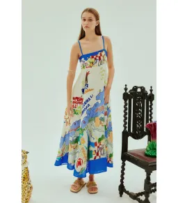 Alemais Nadia Sundress Print Size AU 8 for rent on The Volte - image 1