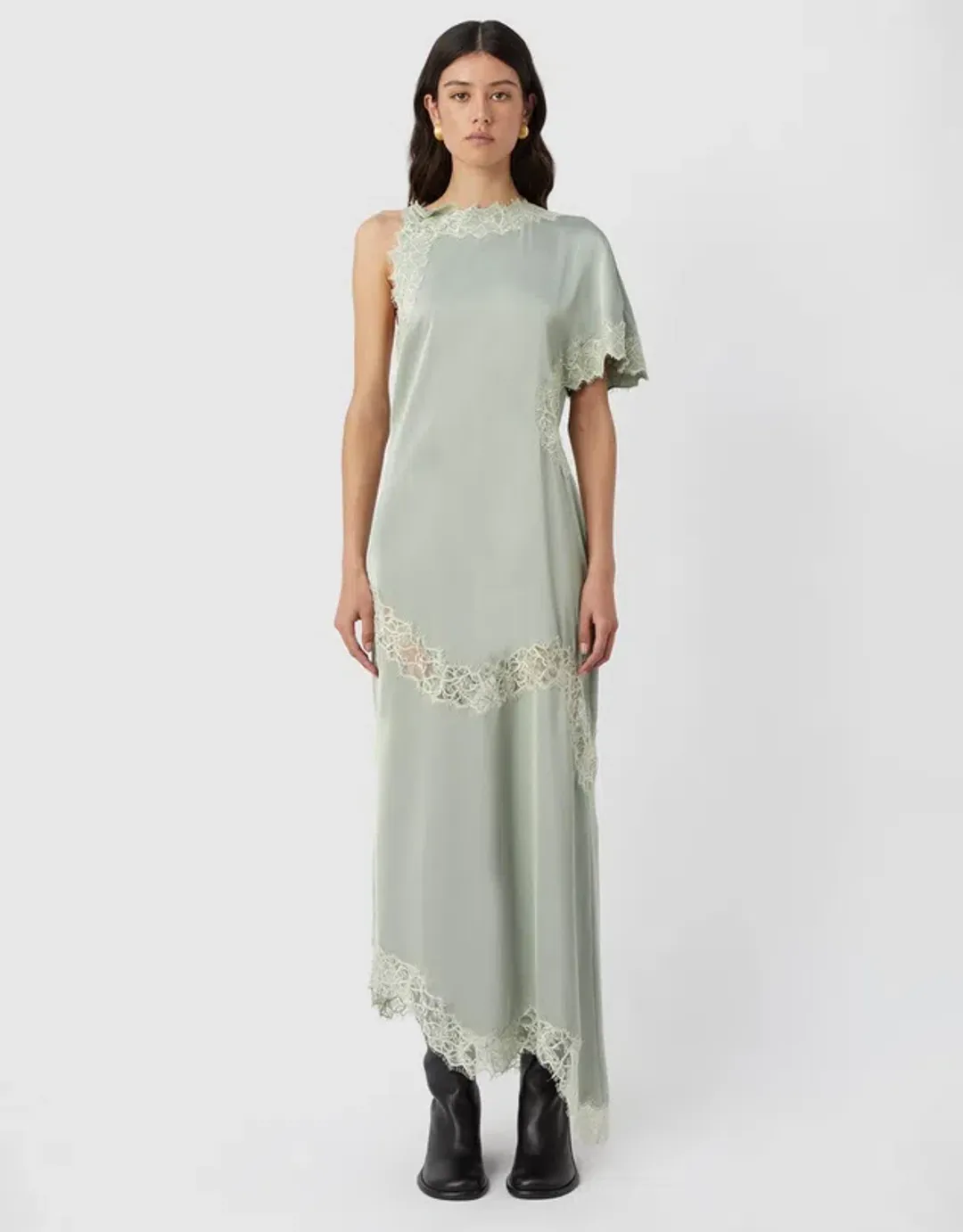 Camilla and Marc The Melle Dress Green Size 6 for rent on The Volte - main image