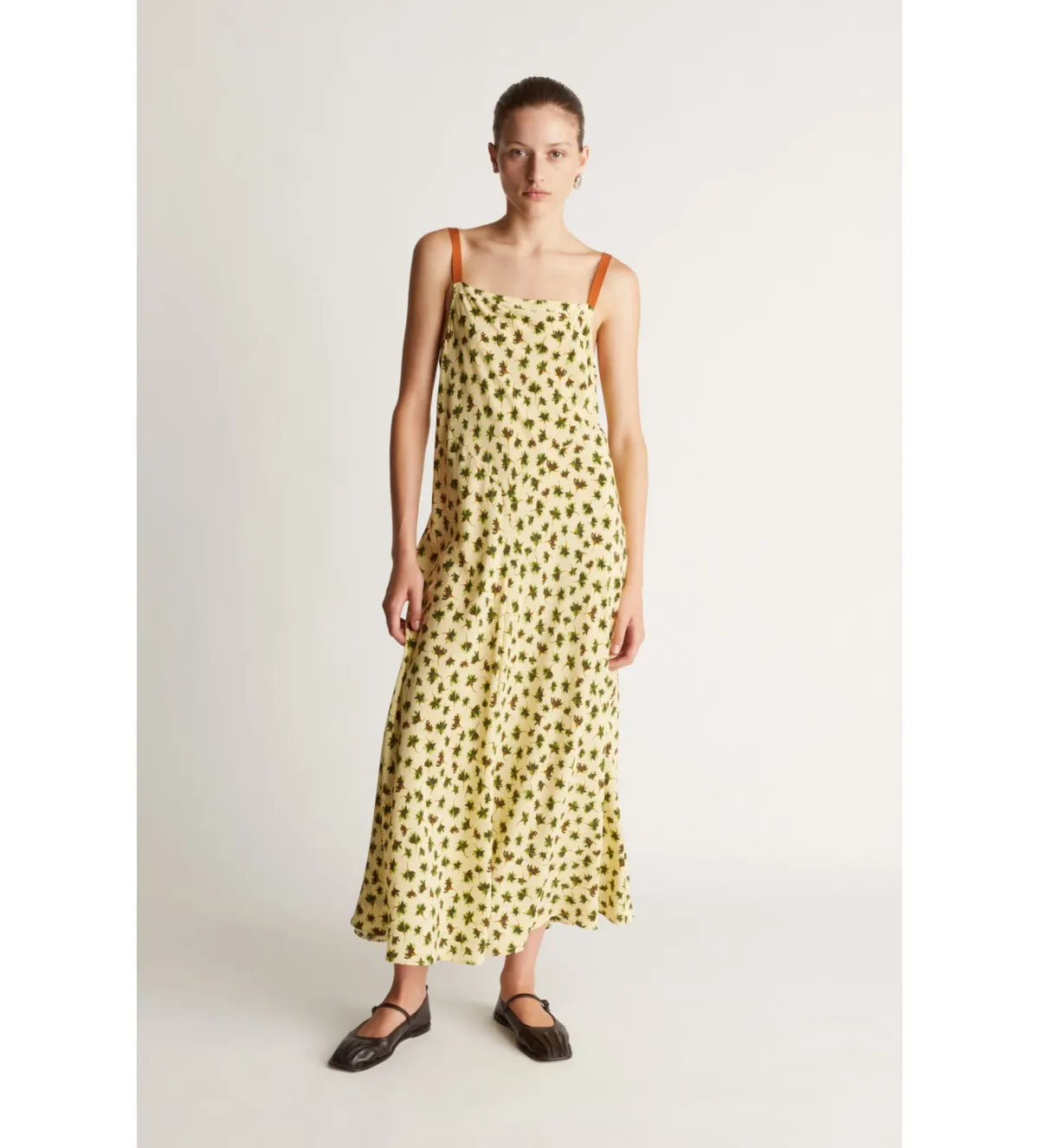 Lee Matthews Daphne Apron Dress Yellow Size 0/Au - Image 1