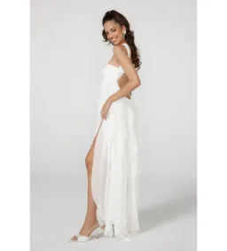 Nana Jacqueline Mariah Dress in White Size AU 8 for rent on The Volte - image 2