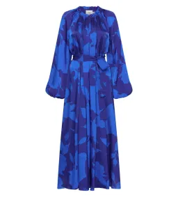 Aje Knowing Belted Smocked Midi Dress Electric Rose Size AU 12 for rent on The Volte - image 4
