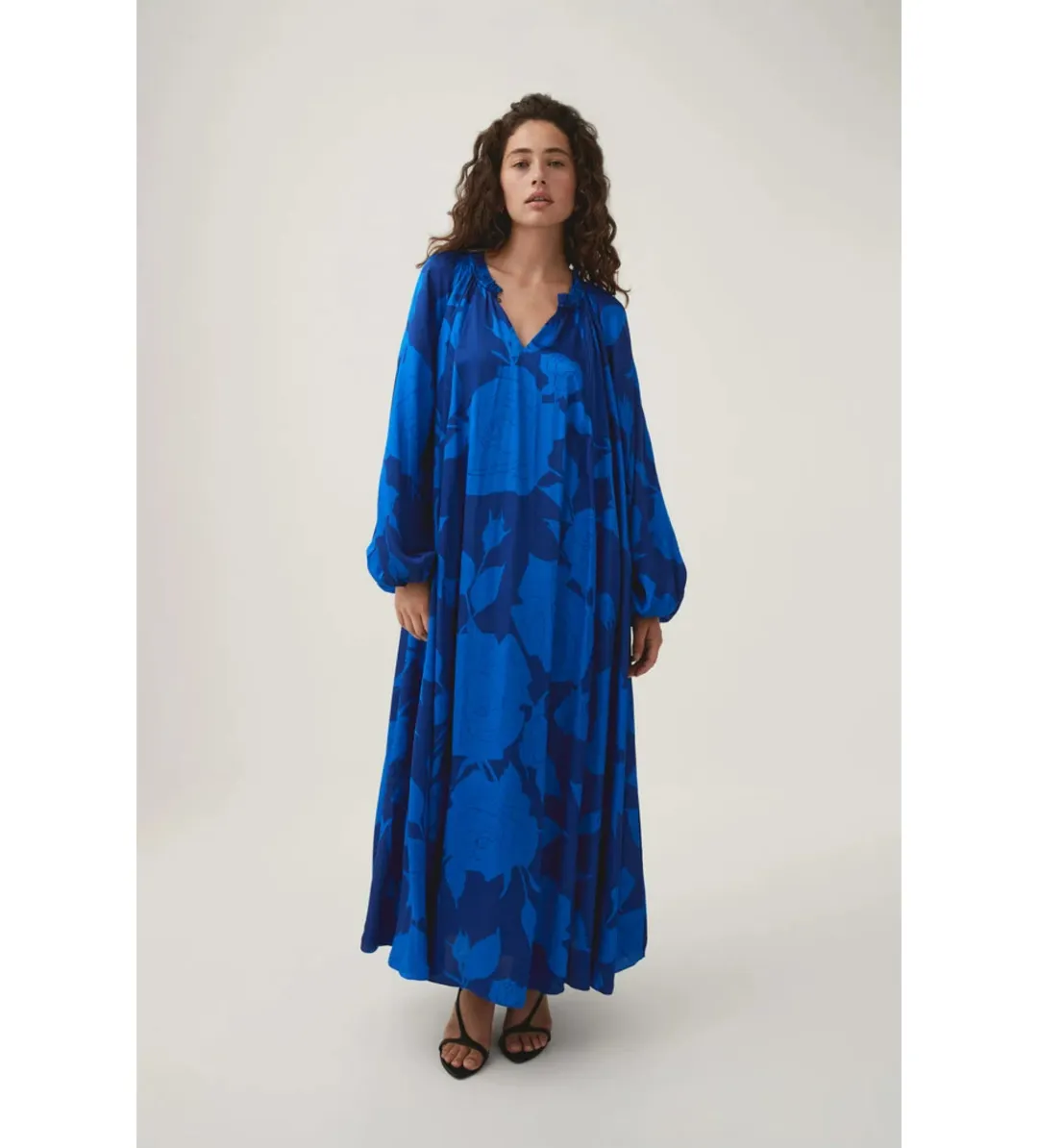 Aje Knowing Belted Smocked Midi Dress Electric Rose Size AU 12 for rent on The Volte - main image