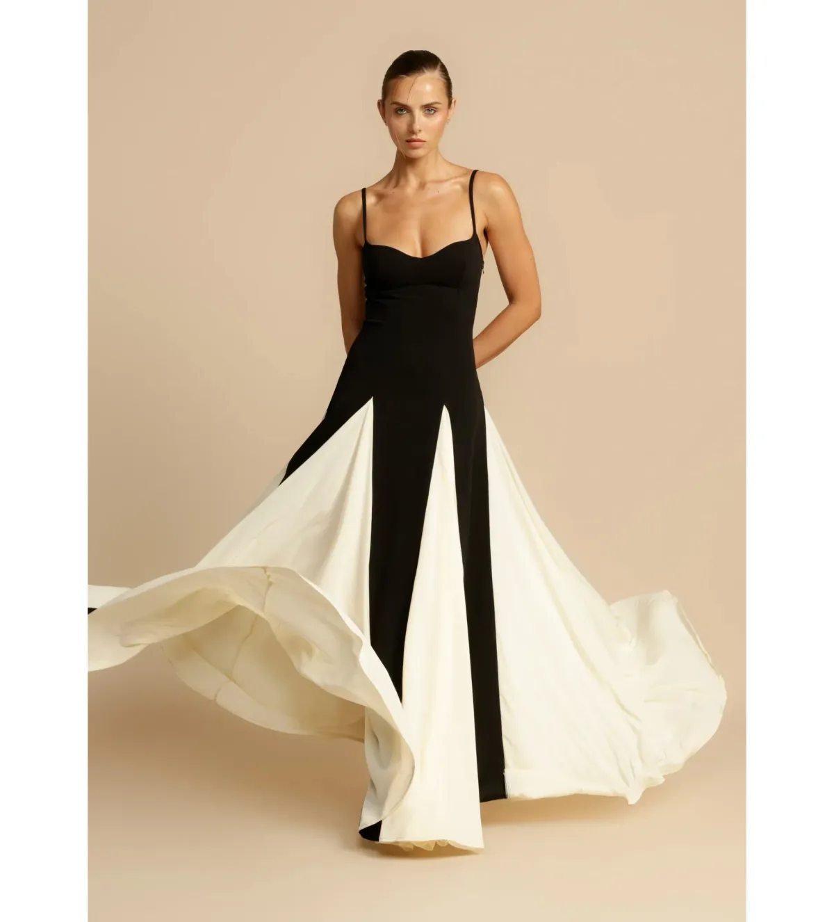 Arcina Ori Paloma Dress Black/White Size AU 6 - Image 2