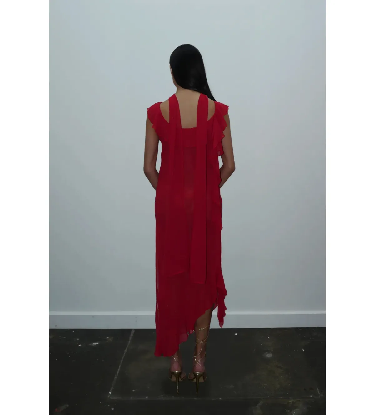 Dzo Luna Dress in Red Size S / AU 8 - Image 2