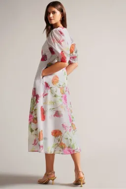 Ted Baker Mekayla Empire Midi Dress Size 5 / AU 16 for rent on The Volte - image 2