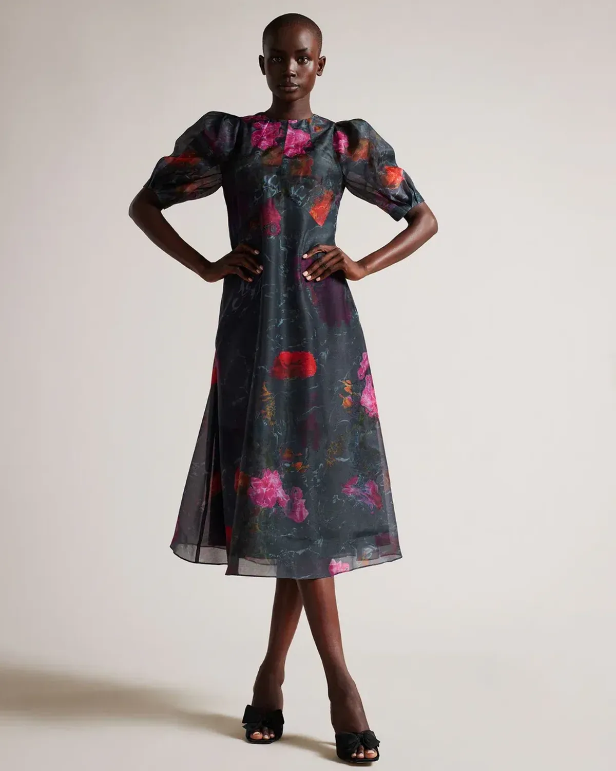 Ted Baker Mekayla Empire Midi Dress Size 1 / AU 8 - Image 1