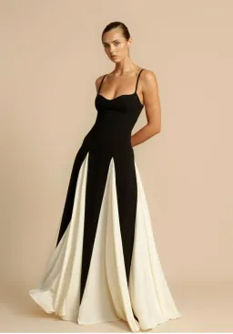 Arcina Ori Paloma Maxi Dress in Black/Cream Size L / AU 12 for rent on The Volte - image 2