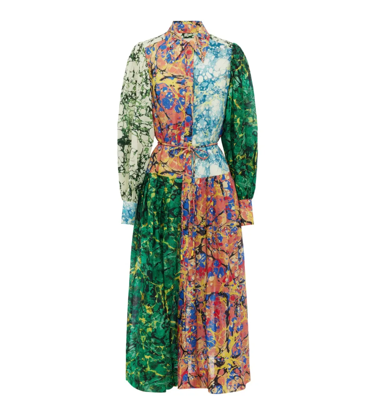Alemais Sunburst Shirtdress Multi Size 12 - Image 1