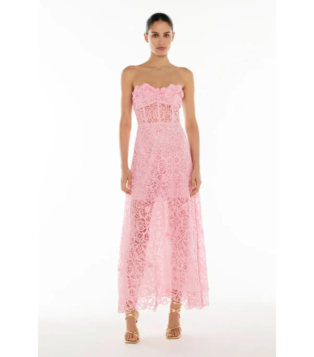 Manning Cartell Tea Ceremony Maxi Dress Pink Size 12 - Image 1