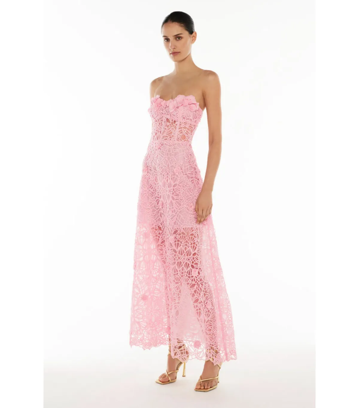 Manning Cartell Tea Ceremony Maxi Dress Pink Size 12 - Image 2
