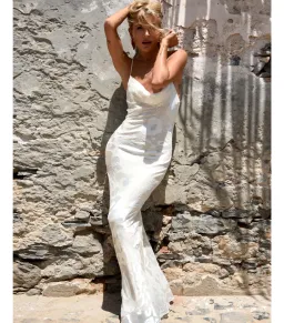 Rat and Boa Primrose Dress Cream Size M/Au 10 for rent on The Volte - image 1