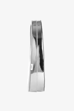Coperni Silver Swipe Mini Leather Shoulder Bag for rent on The Volte - image 4