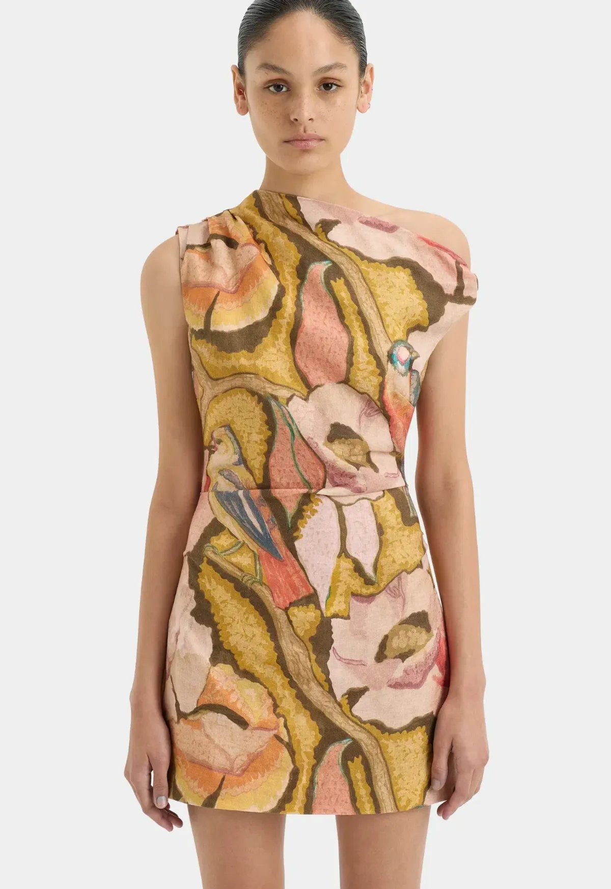 Sir the Label Talulah Knot Mini Dress Sanderling Size 8 - Image 2