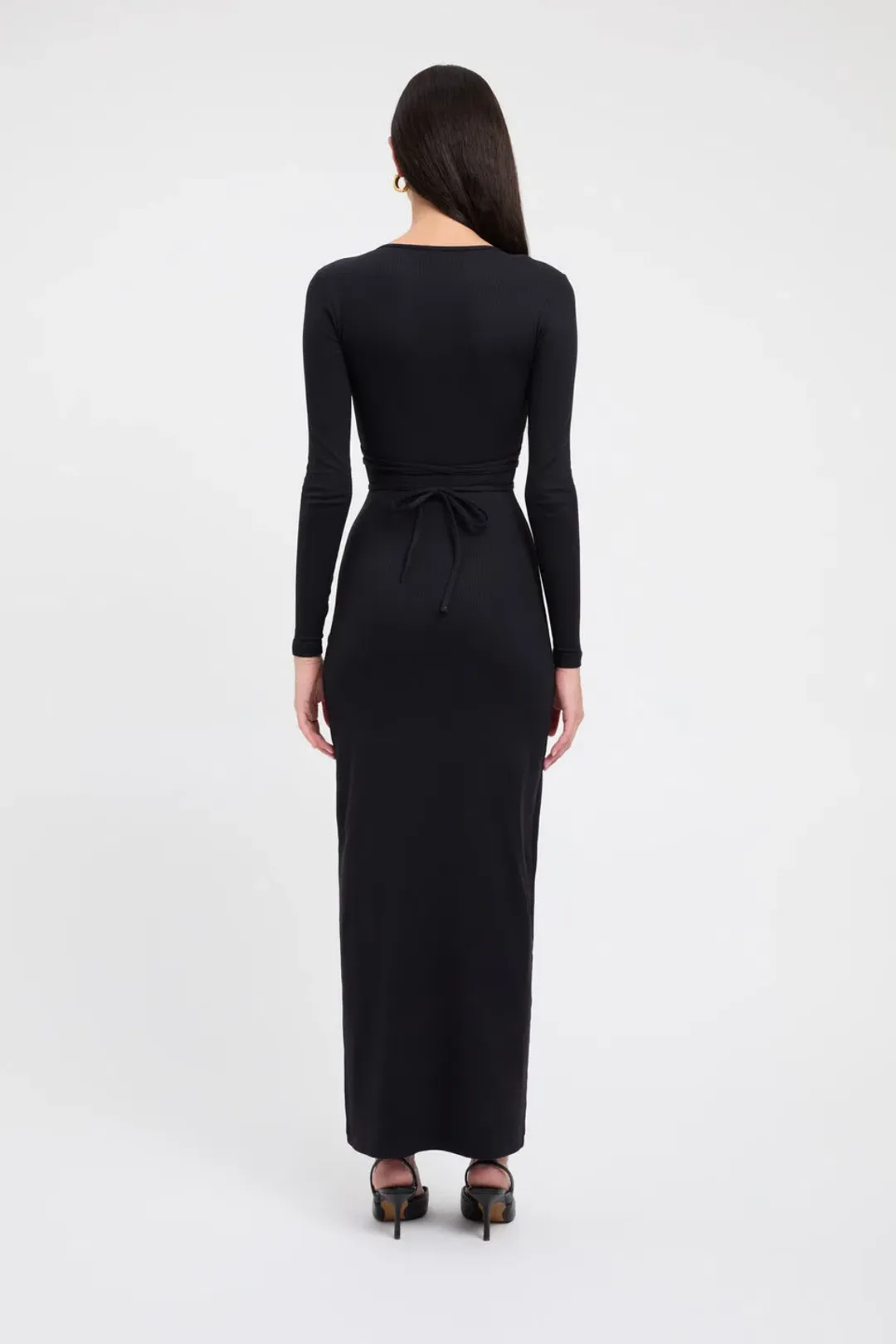 Kookai Sereya Maxi Dress Black Size 6 for rent on The Volte - main image